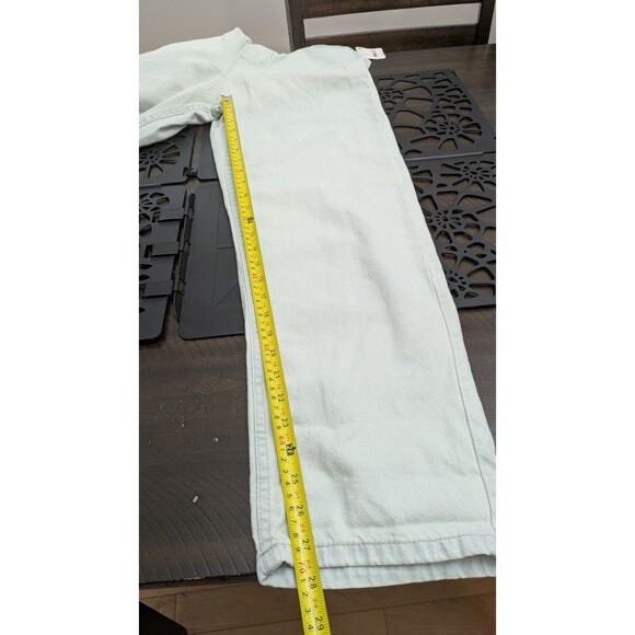 We The Free Ziggy Womens Denim Overalls Sz Small Bleach Bloom Boho Relaxed NWT - Picture 12 of 12